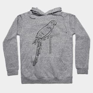 Stick figure parrot Hoodie